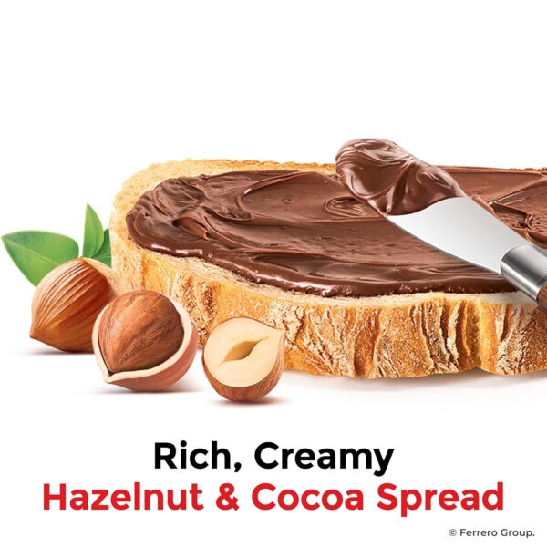 Nutella Hazelnut Spread With Cocoa For Breakfast, 13 Oz Jar - Image 2