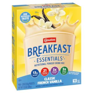 Carnation Breakfast Essentials Powder Drink Mix, Classic French