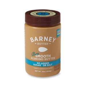 Barney Butter Almond Butter, Bare Smooth, No Added Sugar or Salt