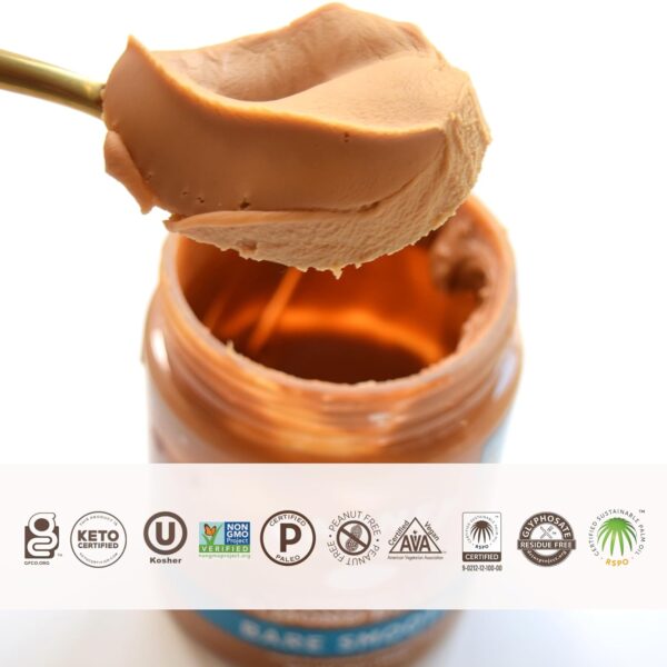 Barney Butter Almond Butter, Bare Smooth, No Added Sugar or Salt - Image 3